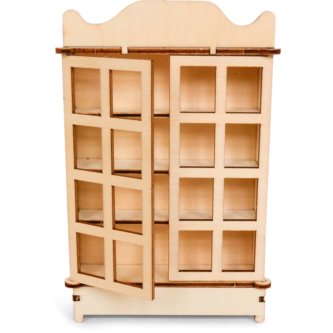 Holz-Baukastenset Mäusehaus-Wohnzimmer von Sam & Julia mit Möbelteilen zum Zusammensetzen