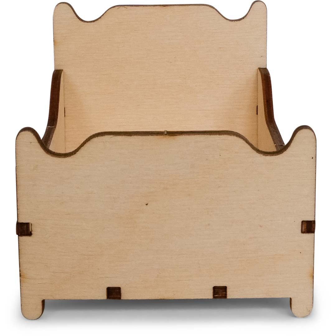 Holz-Baukastenset Sam & Julia Mäusehaus mit vorgeschnittenen Möbelteilen für Miniaturzimmer