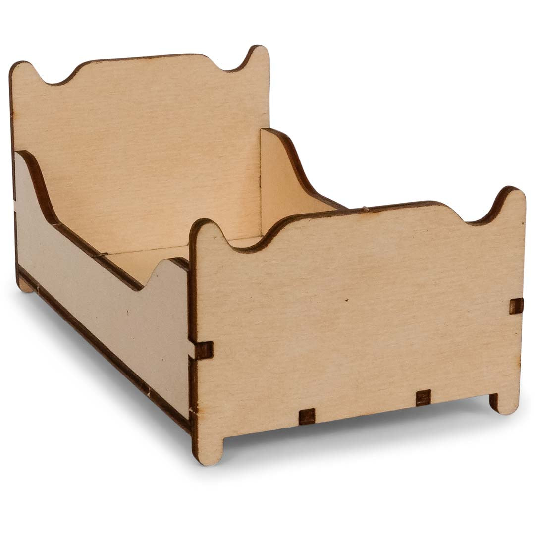 Holz-Baukastenset Sam & Julia Mäusehaus mit vorgeschnittenen Möbelteilen für Miniaturzimmer