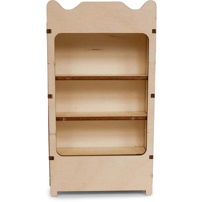 Holz-Baukastenset Sam & Julia Mäusehaus mit vorgeschnittenen Möbelteilen für Miniaturzimmer
