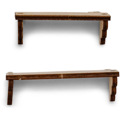 Holz-Baukastenset Sam & Julia Mäusehaus mit vorgeschnittenen Möbelteilen für Miniaturzimmer