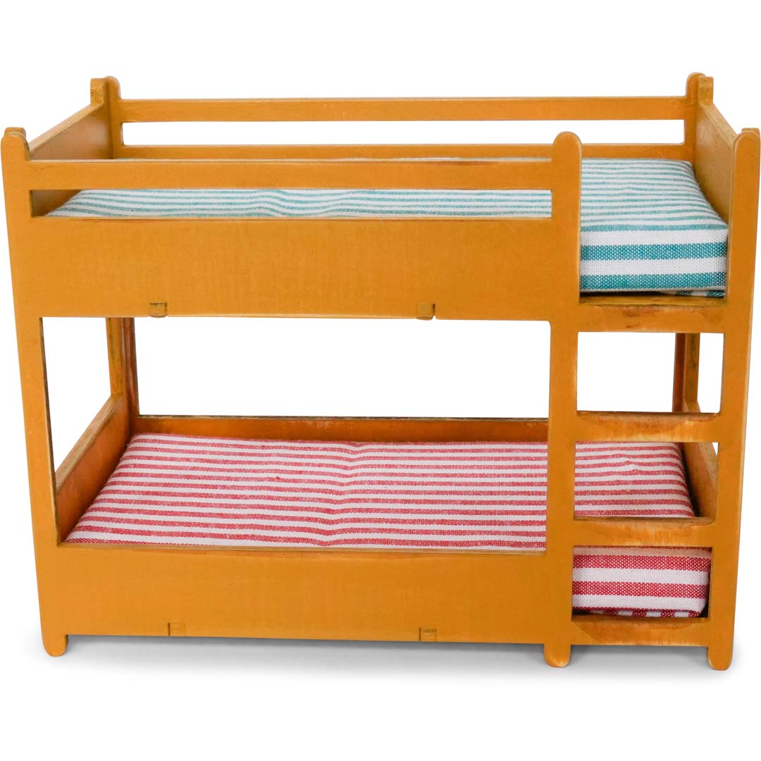 Holz-Baukastenset Sam & Julia Mäusehaus mit vorgeschnittenen Möbelteilen für Miniaturzimmer
