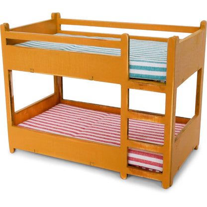 Holz-Baukastenset Sam & Julia Mäusehaus mit vorgeschnittenen Möbelteilen für Miniaturzimmer