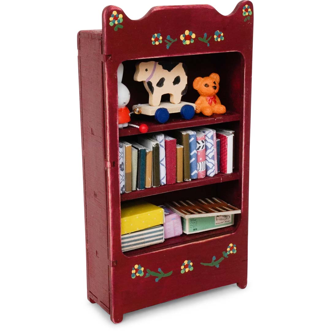 Holz-Baukastenset Sam & Julia Mäusehaus mit vorgeschnittenen Möbelteilen für Miniaturzimmer