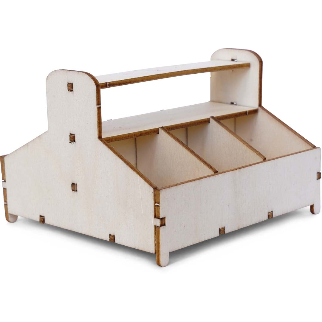 Holz-Baukastenset Mäusehaus-Zimmer von Sam & Julia mit vorgeschnittenen Teilen für Kaufmannsladen-Möbel