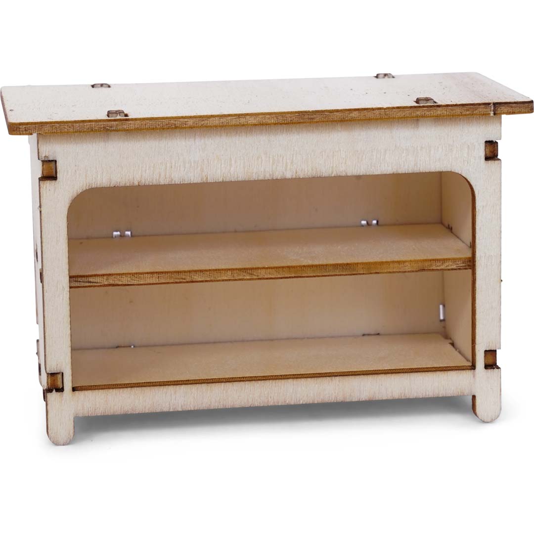 Holz-Baukastenset Mäusehaus-Zimmer von Sam & Julia mit vorgeschnittenen Teilen für Kaufmannsladen-Möbel