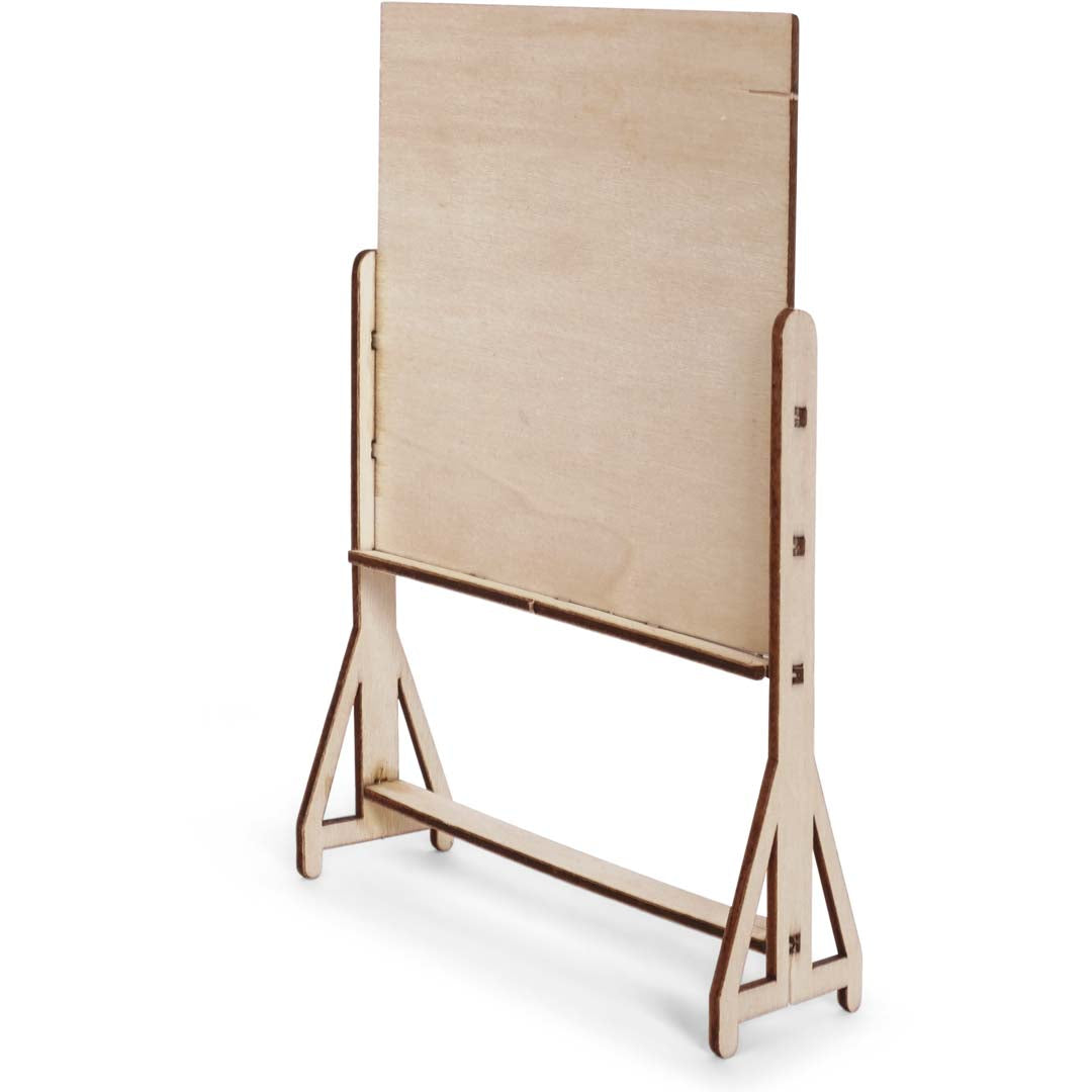 Holz-Baukastenset Klassenzimmer von Sam & Julia mit vorgeschnittenen Teilen für Möbel