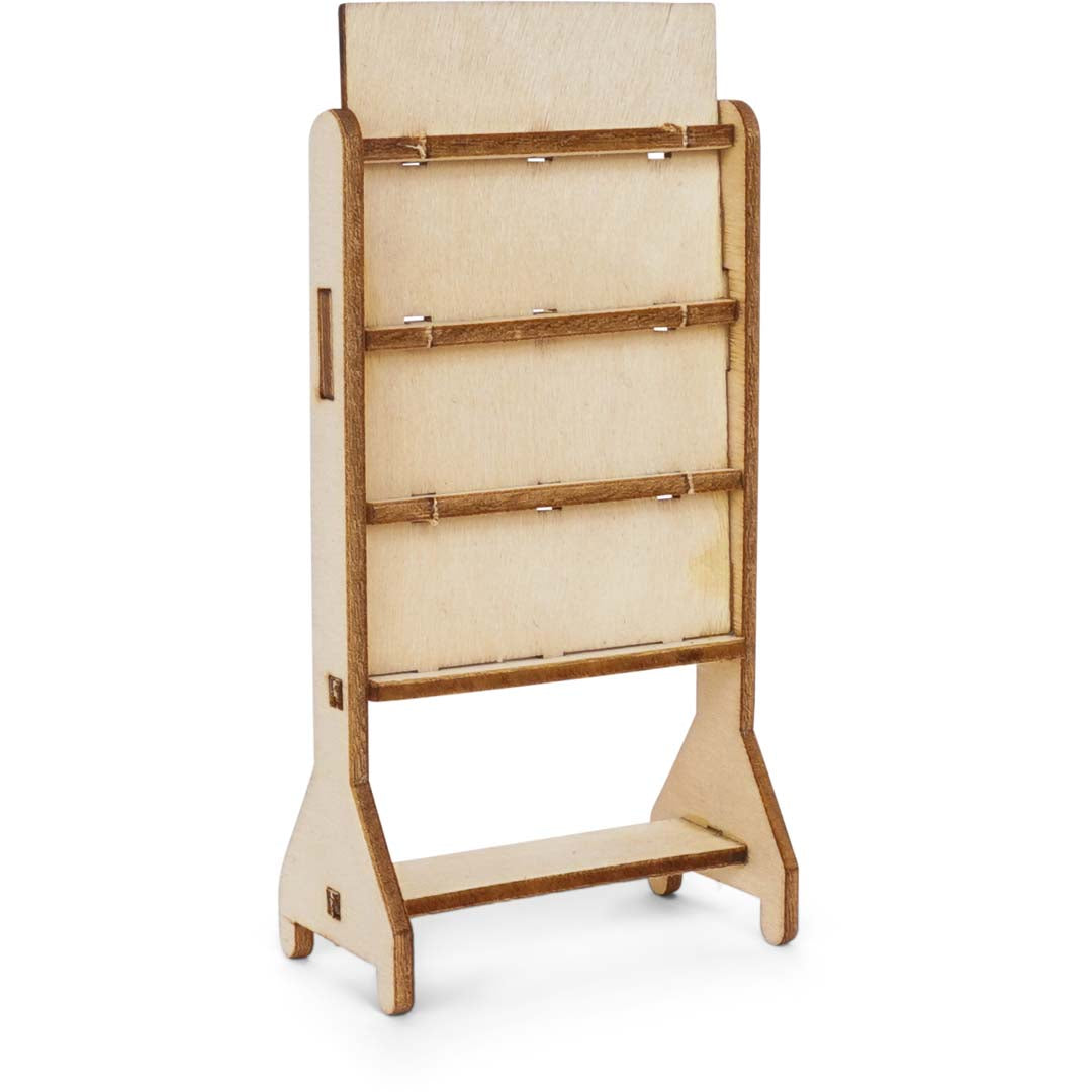 Holz-Baukastenset Klassenzimmer von Sam & Julia mit vorgeschnittenen Teilen für Möbel