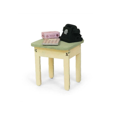 Holz-Baukastenset Mäusehaus-Elternschlafzimmer von Sam & Julia mit Bett, Schrank und Nachttischen
