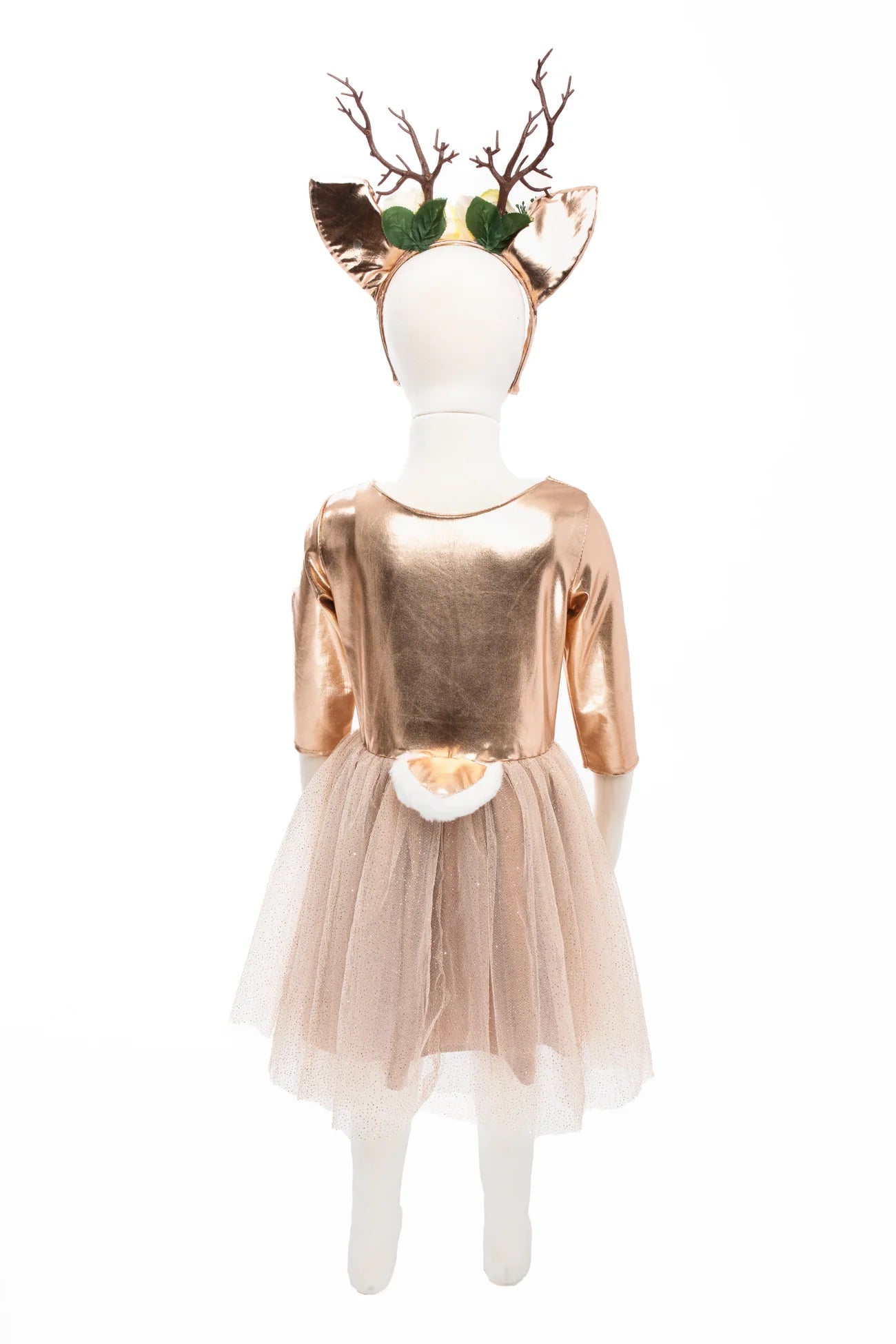 Woodland Deer Dress Rehkostüm von Great Pretenders in Braun mit weißen Flecken, Größe US 5-6