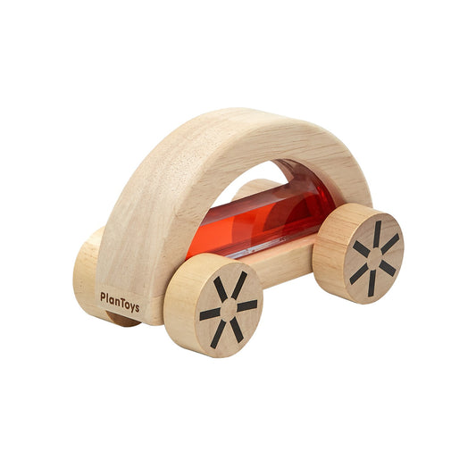 Holzauto Wautomobile von PlanToys in Rot mit abgerundeten Kanten
