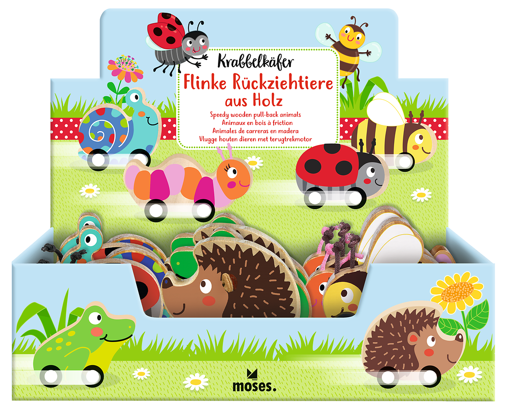 Moses - Flinke Rückziehtiere aus Holz Bild 2