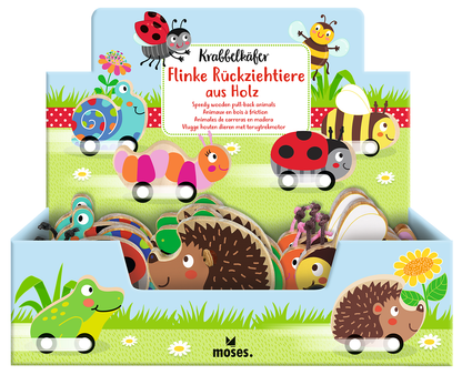 Moses - Flinke Rückziehtiere aus Holz Bild 2