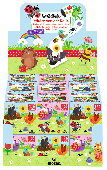 Moses - Krabbelkäfer Sticker von der Rolle Bild 1