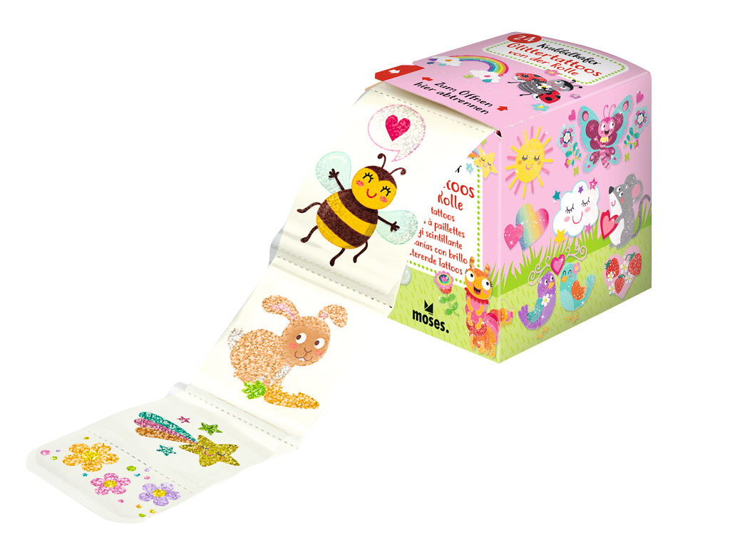 Moses - Krabbelkäfer Glittertattoos von der Rolle Bild 1