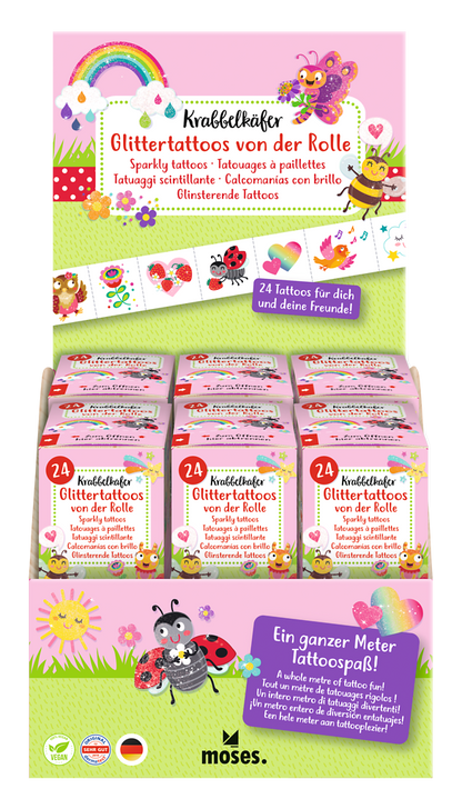 Moses - Krabbelkäfer Glittertattoos von der Rolle Bild 2