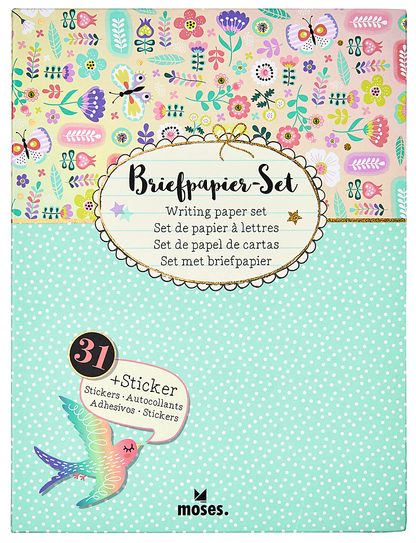 Moses - Flowers & Friends Briefpapier-Set Bild 1