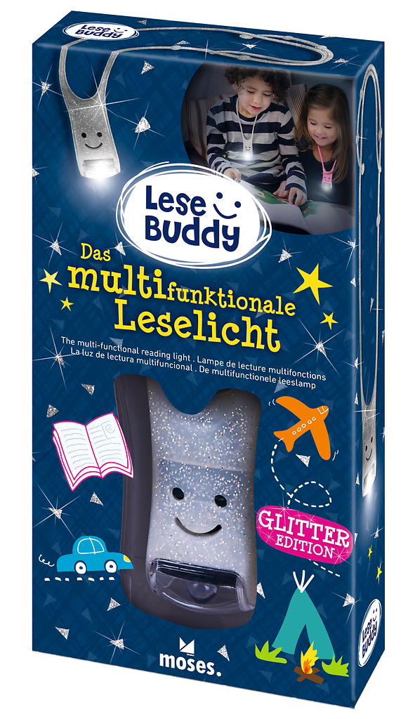 Moses - Lese Buddy Glitzer Silber Bild 1