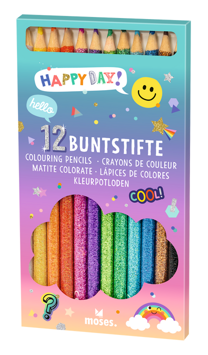 Moses - Happy Day Buntstifte im Glitzerlook Bild 1
