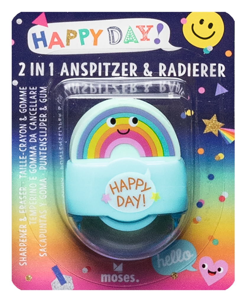 Moses - Happy Day 2 in 1 Anspitzer & Radierer Bild 2