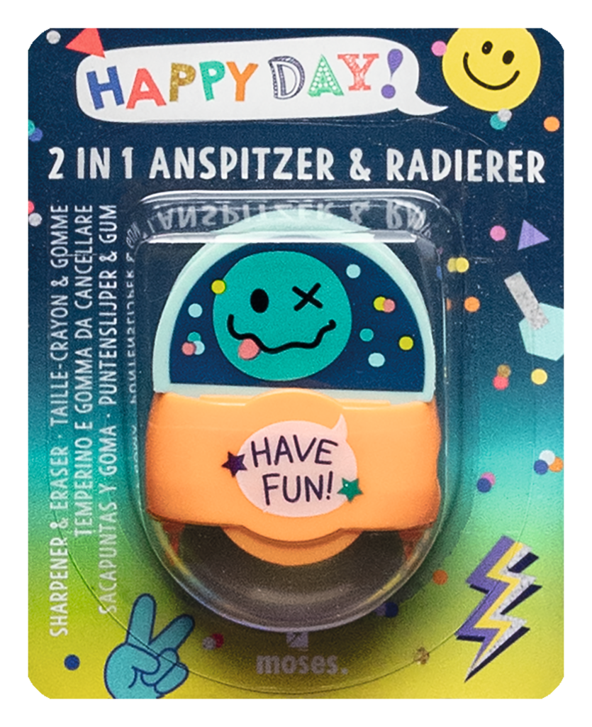 Moses - Happy Day 2 in 1 Anspitzer & Radierer Bild 5