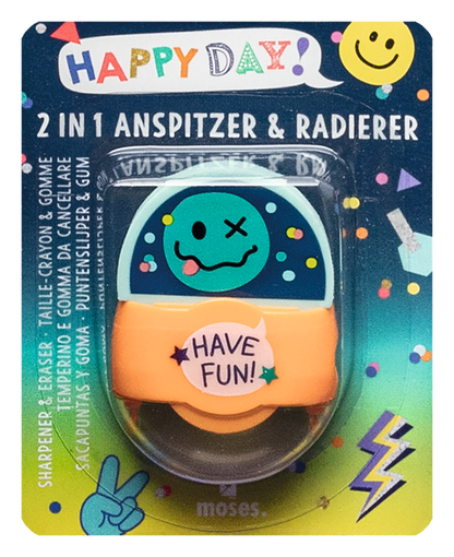 Moses - Happy Day 2 in 1 Anspitzer & Radierer Bild 5