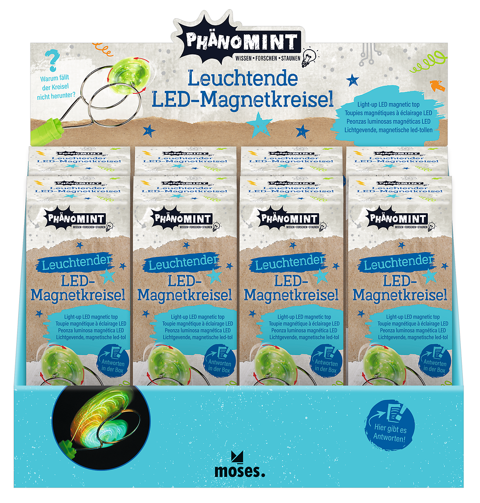 Moses - PhänoMINT Leuchtender LED-Magnetkreisel Bild 2