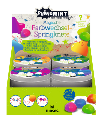 Moses - PhänoMINT Magische Farbwechsel-Springknete Bild 1