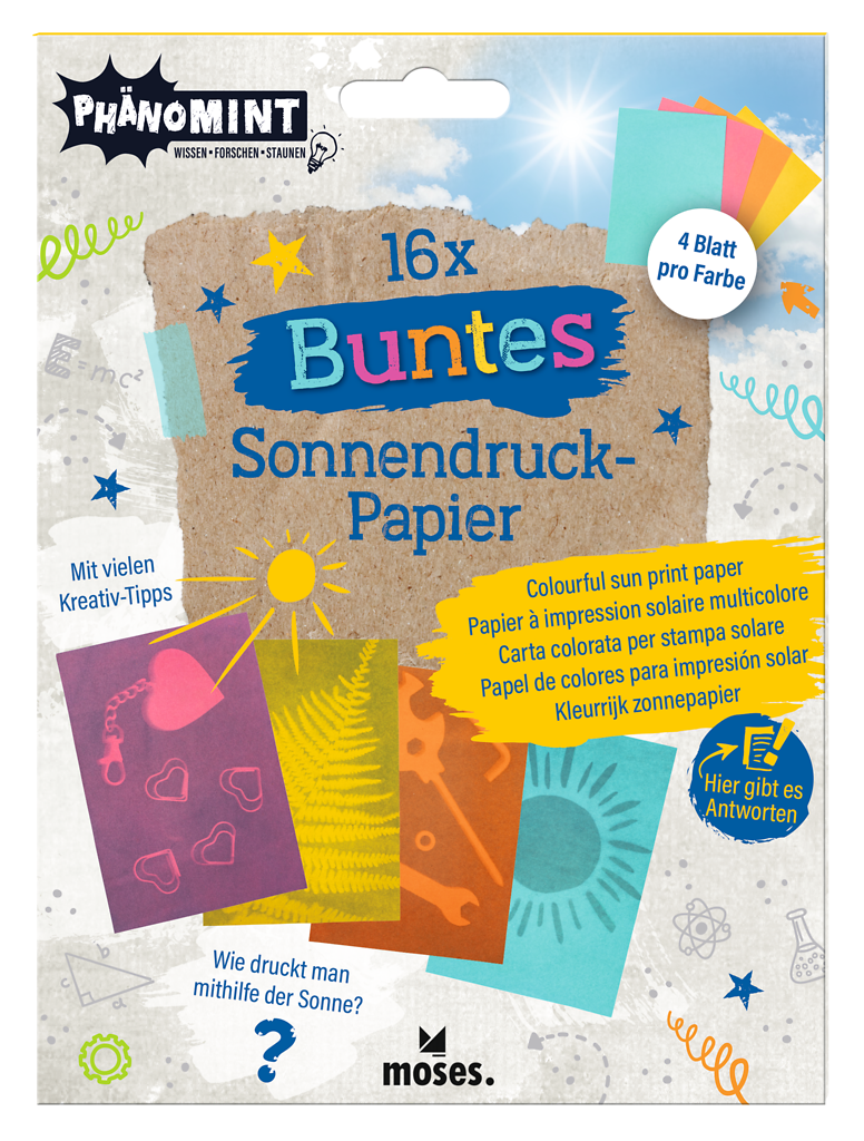 Moses - PhänoMINT Buntes Sonnendruckpapier Bild 1