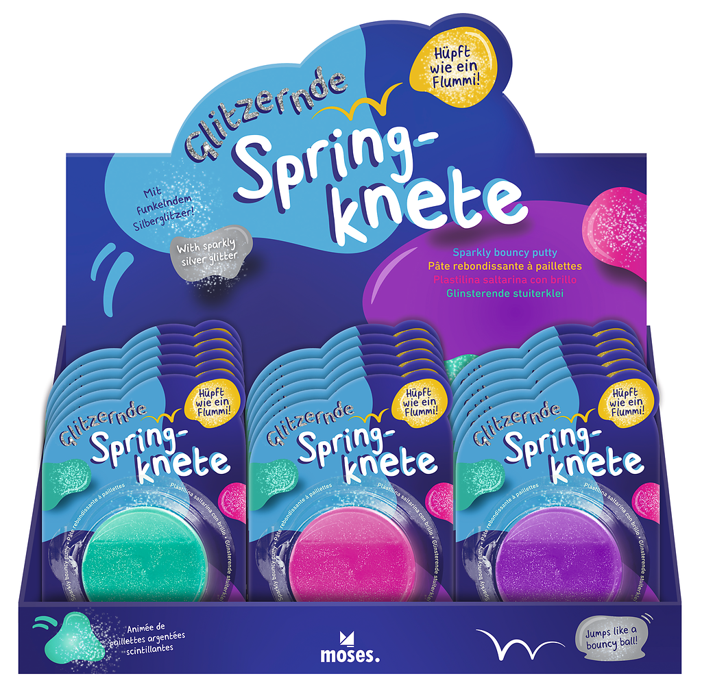 Moses - Glitzernde Springknete Bild 3