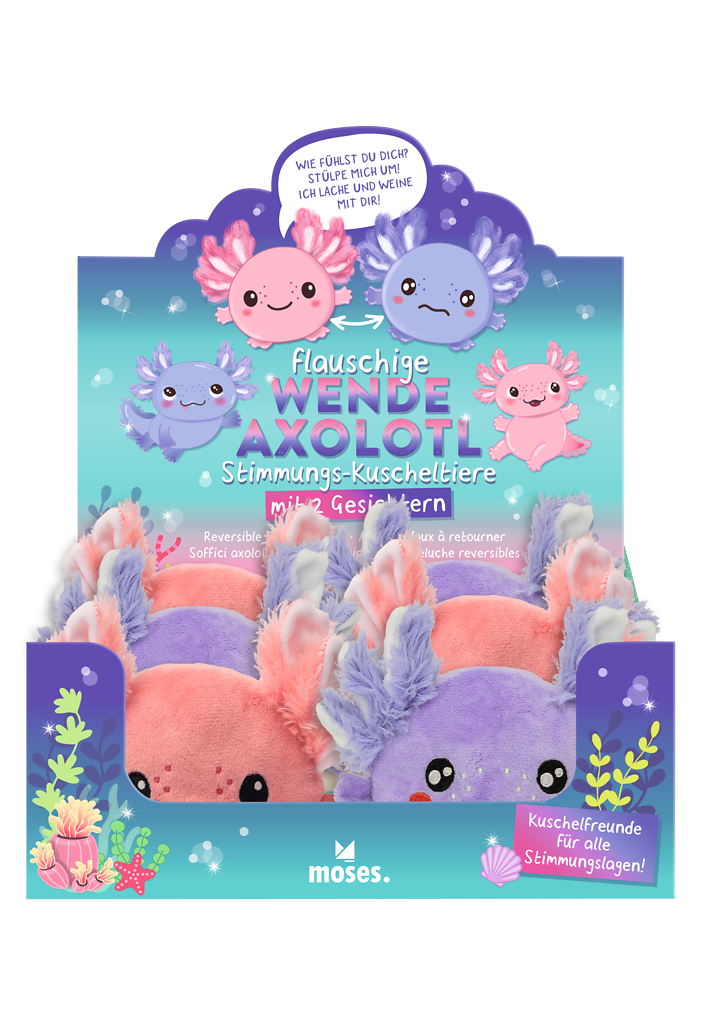 Moses - Flauschige Wende-Axolotl Bild 3
