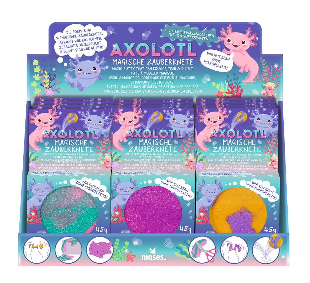 Moses - Magische Axolotl-Zauberknete Bild 1