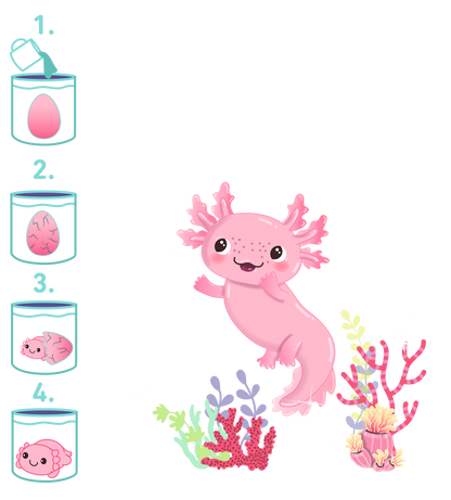 Moses - Schlüpfende Axolotl Bild 1