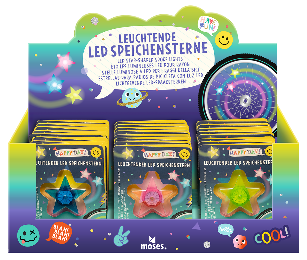 Moses - Happy Day Leuchtende Speichensterne LED Bild 1