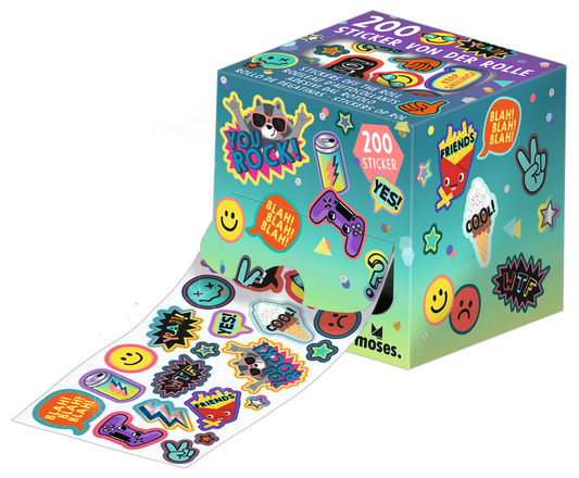 Moses - Happy Day Sticker von der Rolle Bild 3