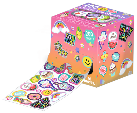 Moses - Happy Day Sticker von der Rolle Bild 4