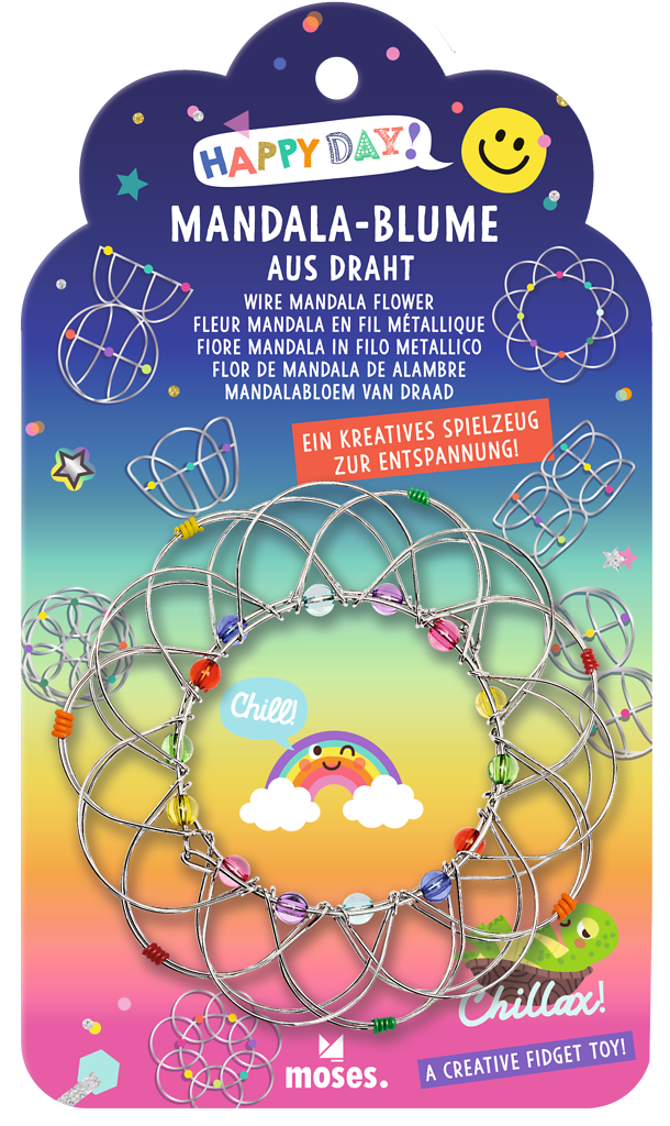 Moses - Mandala Blume aus Draht Bild 1