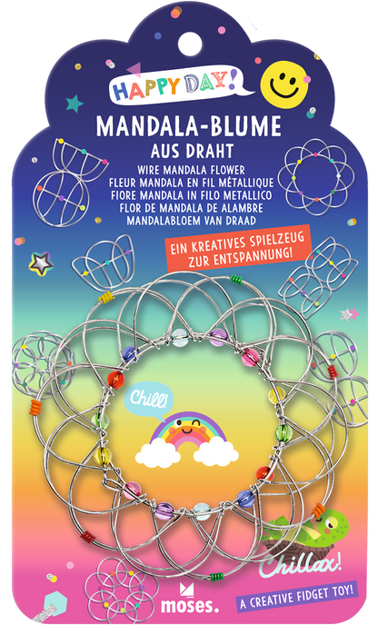 Moses - Mandala Blume aus Draht Bild 1