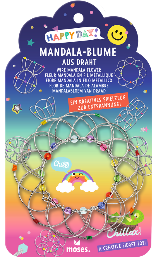 Moses - Mandala Blume aus Draht Bild 1