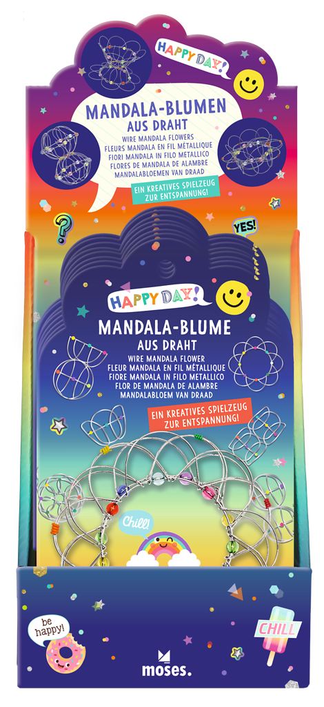 Moses - Mandala Blume aus Draht Bild 6