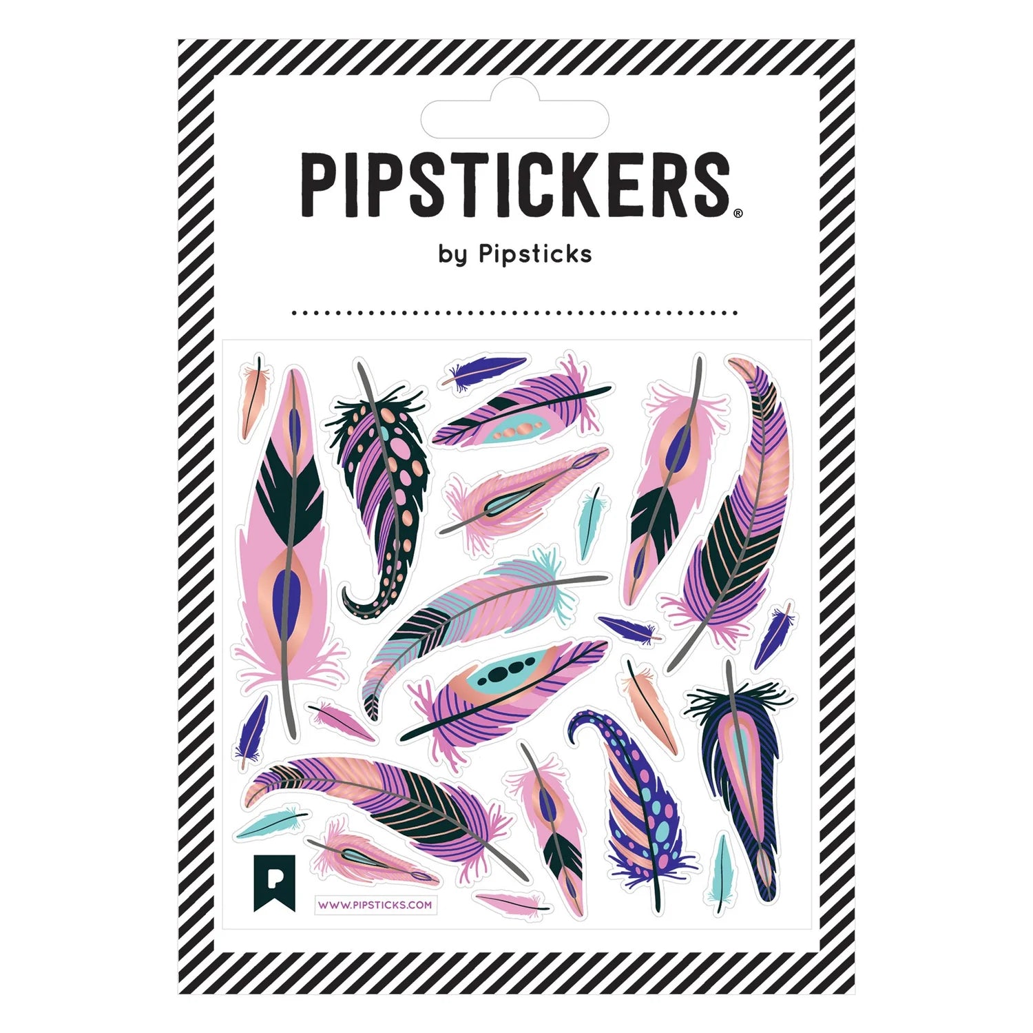Sticker-Set Light as a feather von Pipsticks mit federleichten Motiven in bunten Farben