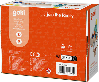Goki - Lastenfarhrrad mit 2 Biegepuppen und Hund Bild 5