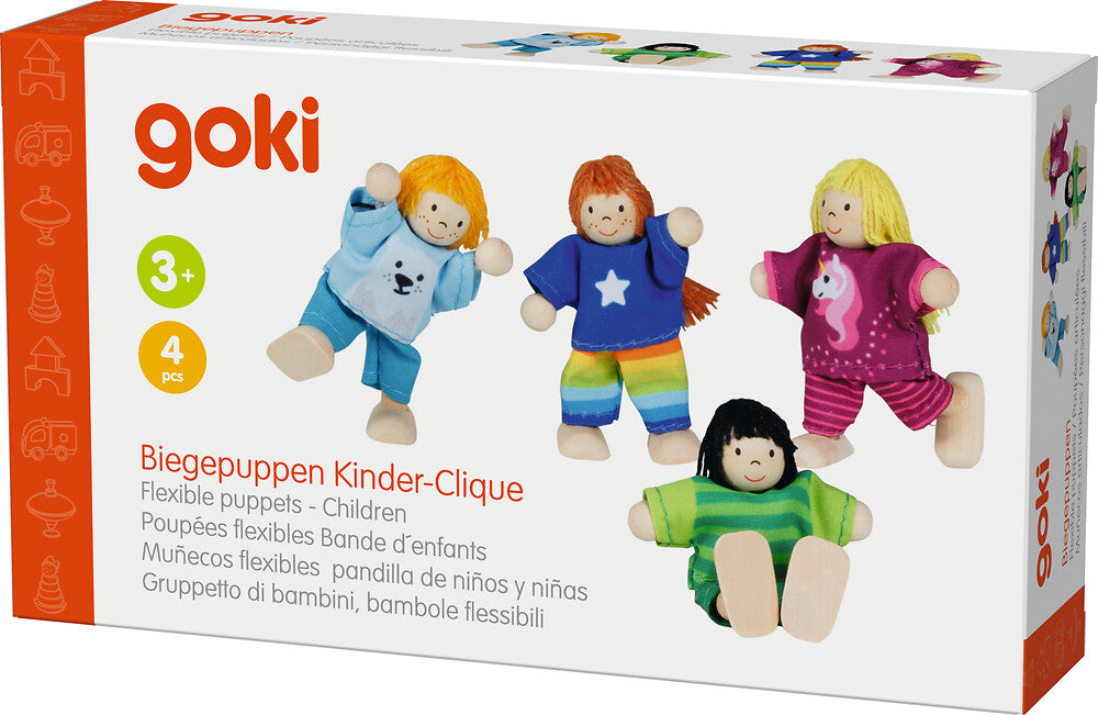 Goki - Biegepuppen Kinder-Clique Bild 3