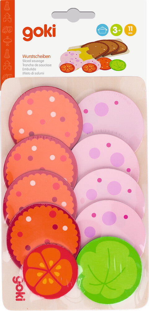 Goki - Wurstaufschnitt, 8 Scheiben, 1 Salatblatt, 1 Tomatenscheibe Bild 2