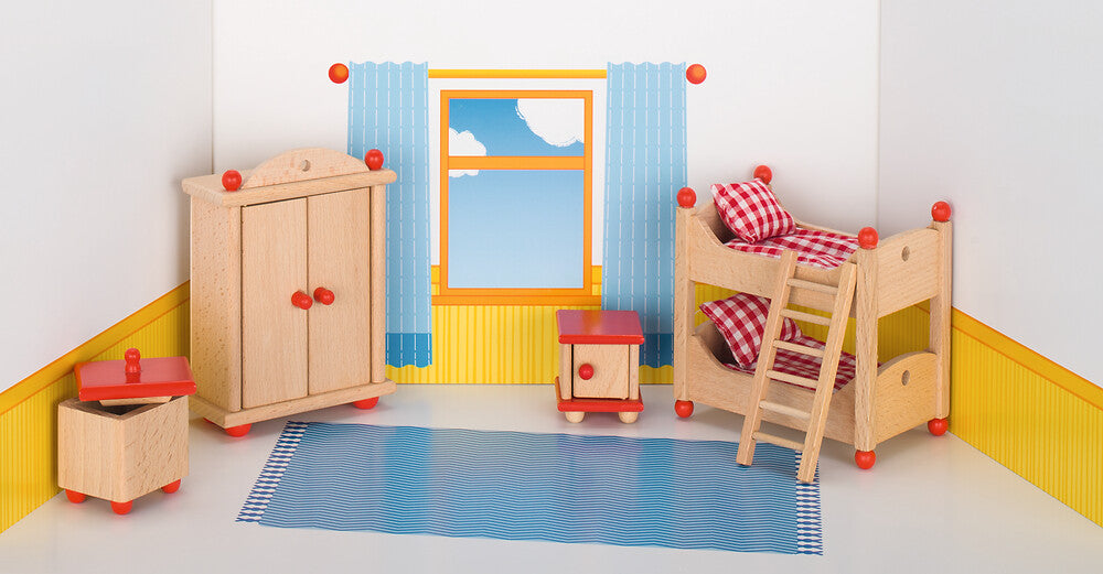 Goki - Puppenmöbel Kinderzimmer Bild 1