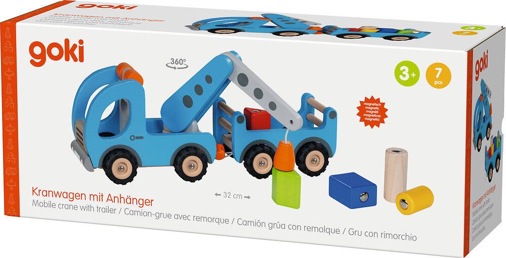 Goki - Kranwagen mit Anhänger Bild 7