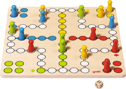 Brettspiel Ludo, goki basic. Bild 1