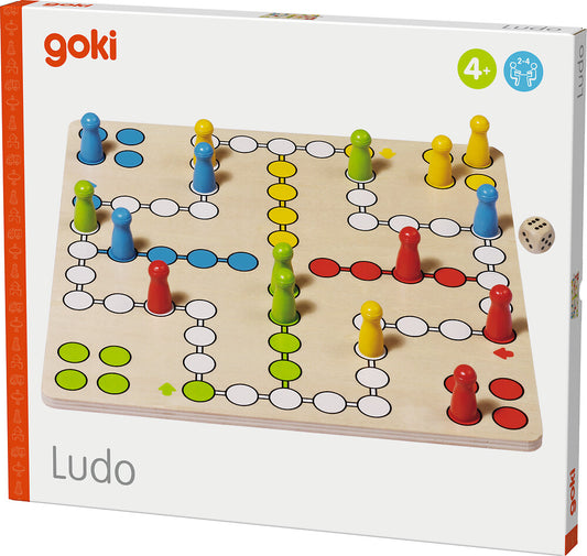 Brettspiel Ludo, goki basic. Bild 2