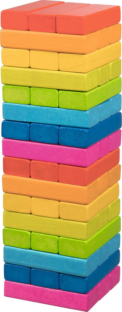 Goki - Geschicklichkeitsspiel Wackelturm Regenbogen Bild 1