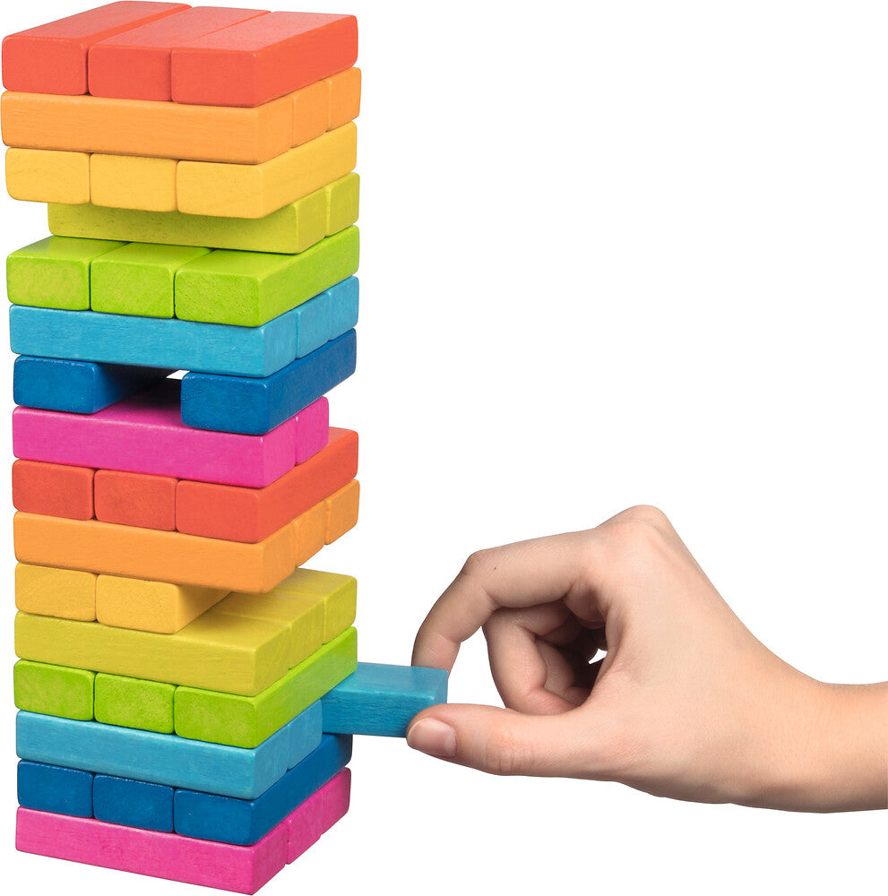 Goki - Geschicklichkeitsspiel Wackelturm Regenbogen Bild 2